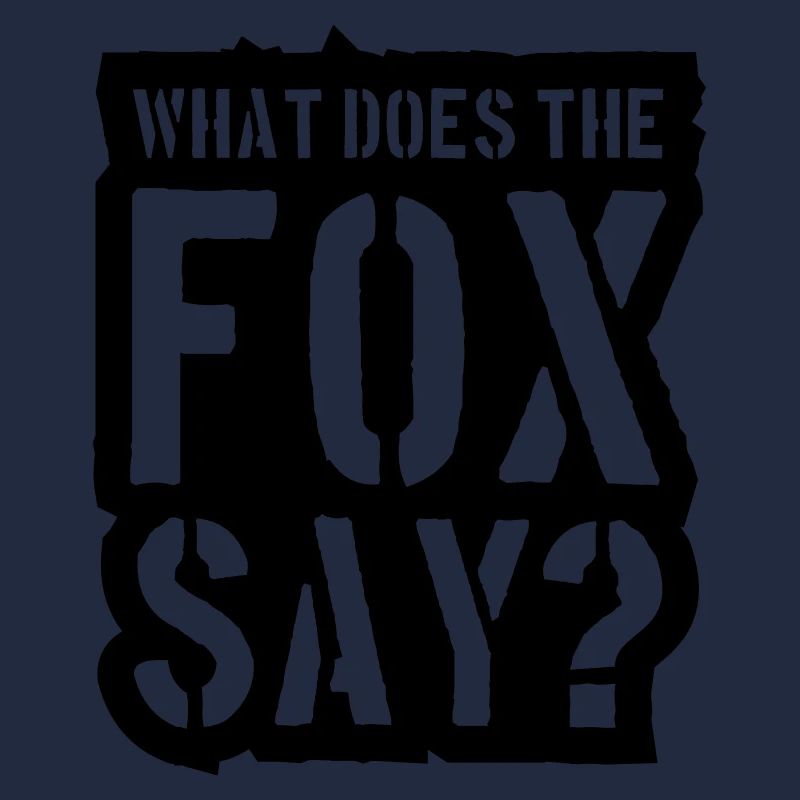 What Does The Fox Say Stamp Logo