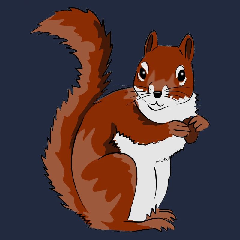Cute Squirrel Illustration