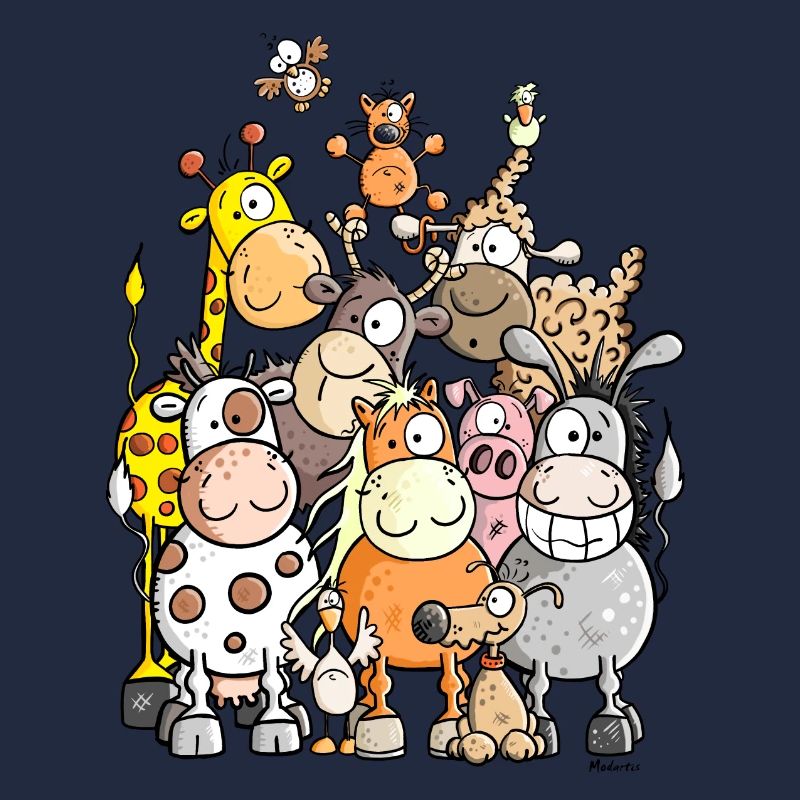 Tas géant de l'animal