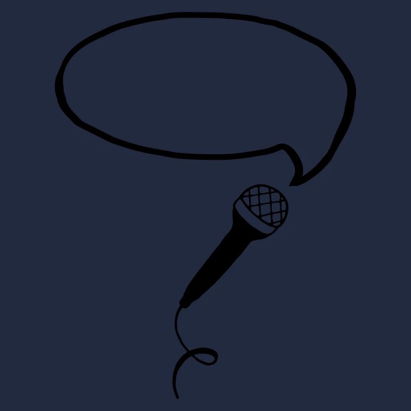 Microphone Bubble (Your Text)