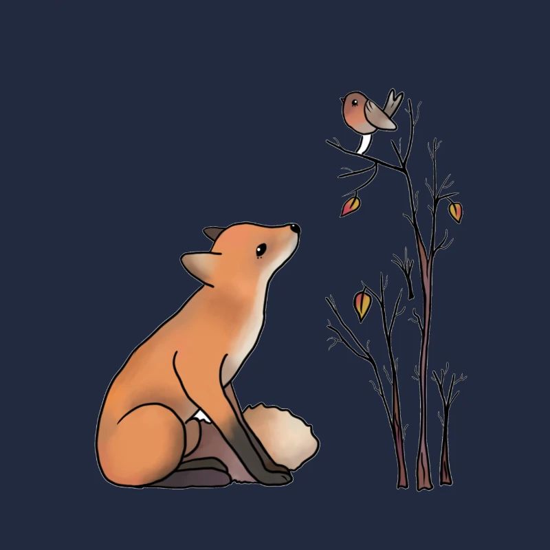 Fox and robin