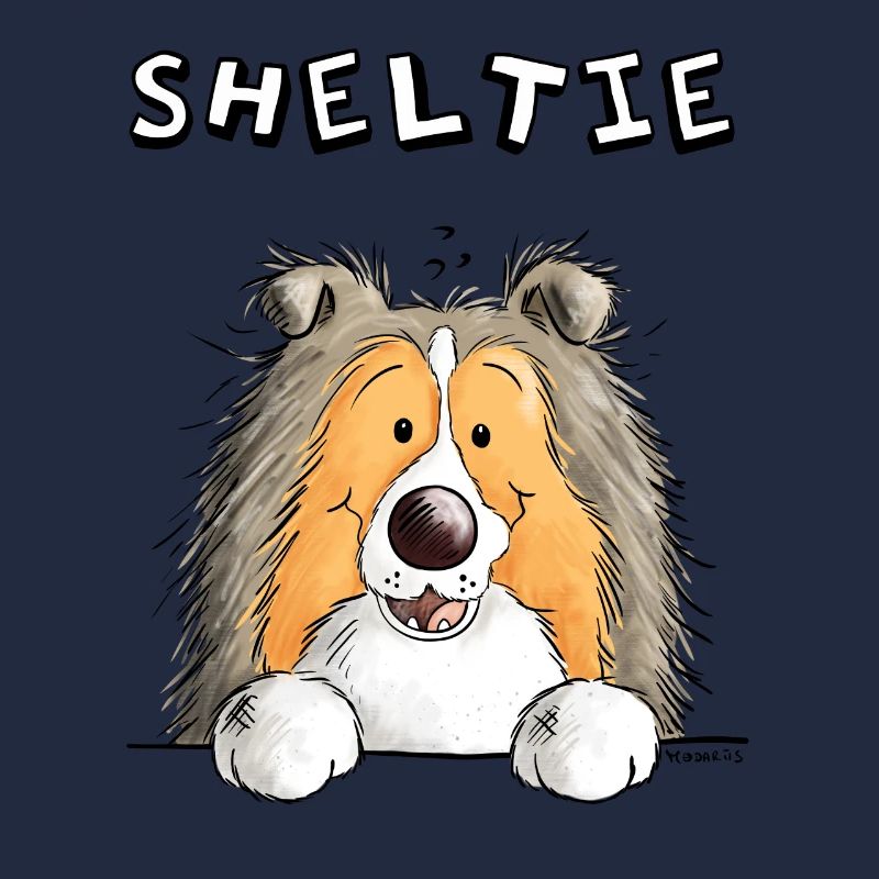 Neugieriger Sheltie