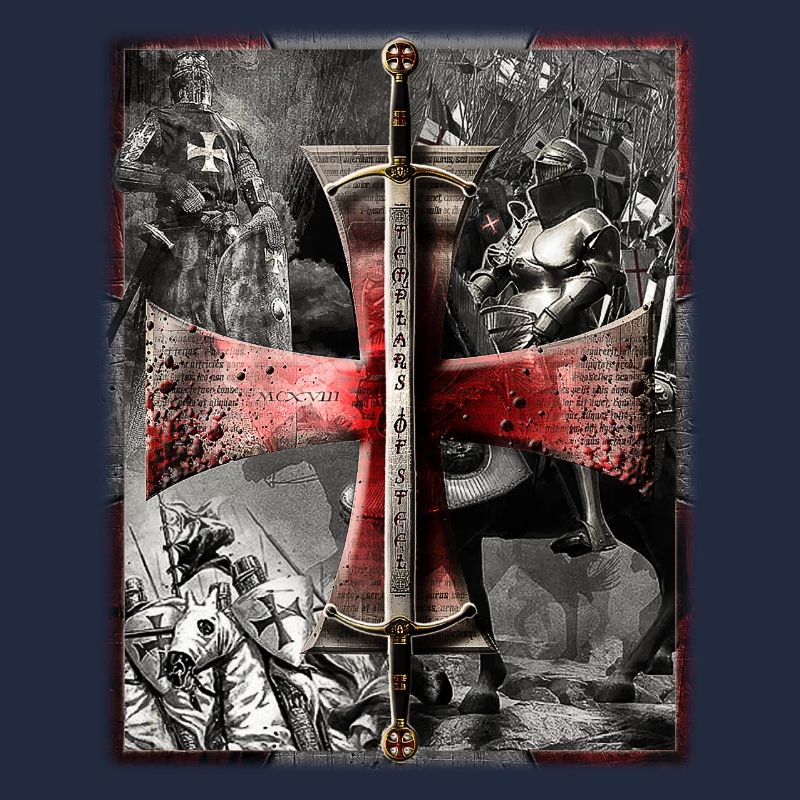 Templer aus Stahl - Rot