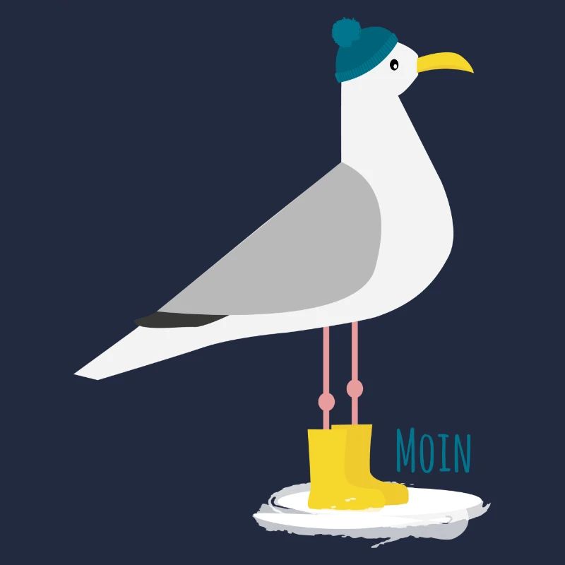 Möwe Bommelmütze MOIN