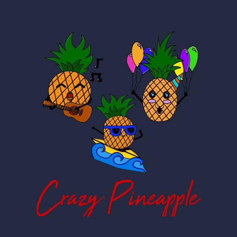 Crazy Pineapple / Summer / Crew / Proverbs / Pineapple