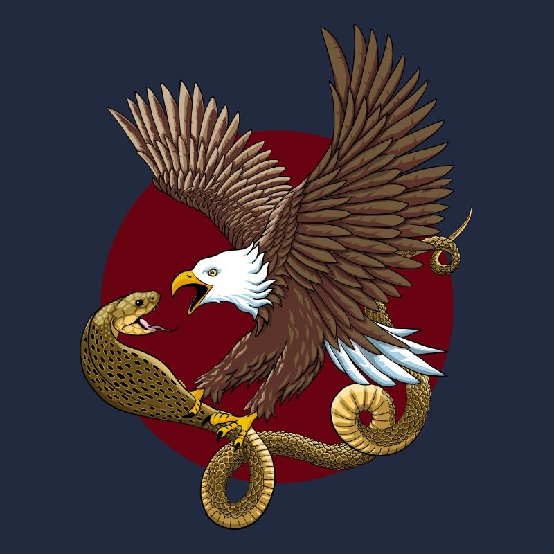 Adler und Schlange