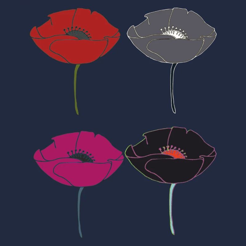 mohnblumen bunt