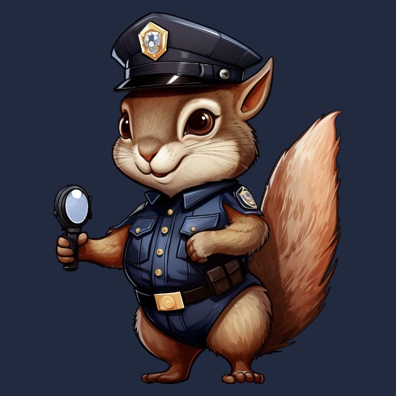 Écureuil Policier