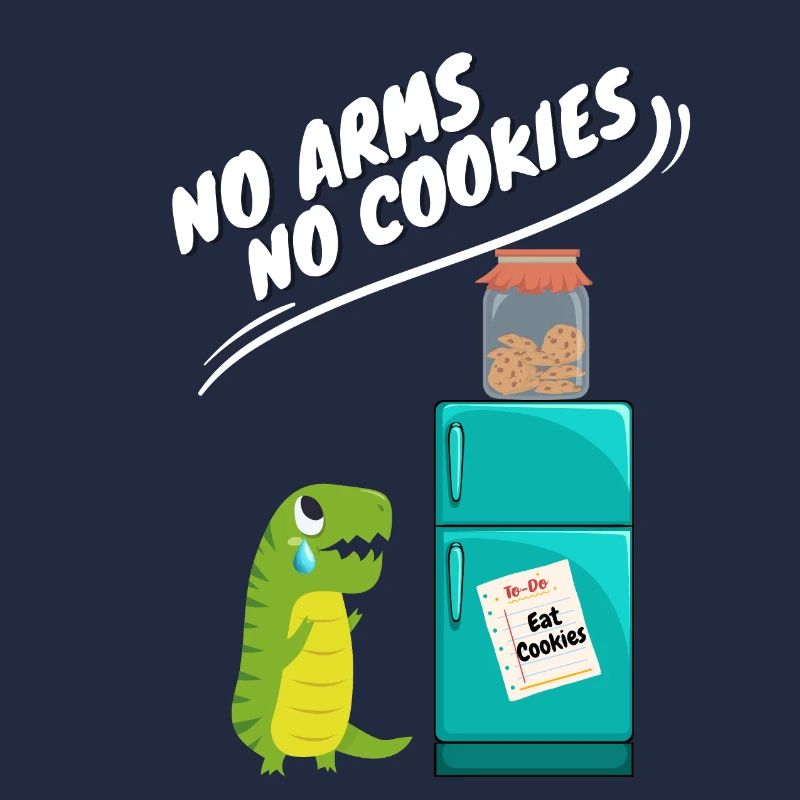 Pas de bras, pas de biscuits, drôle de dinosaure