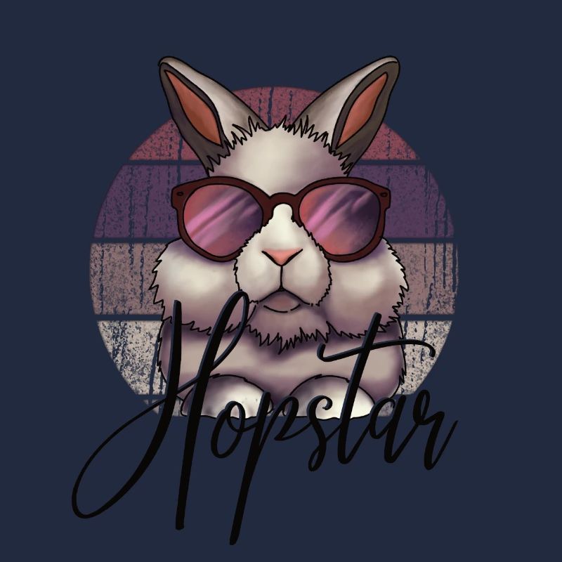 Cool Easter Bunny with Glasses Hoppel Bunny Hopster
