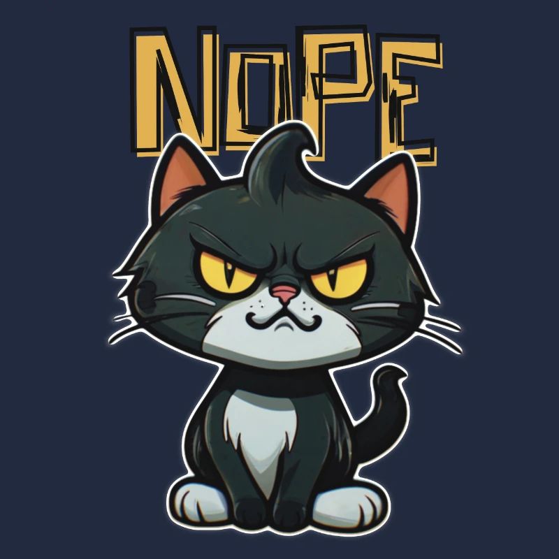 Angry Kitten says NOPE