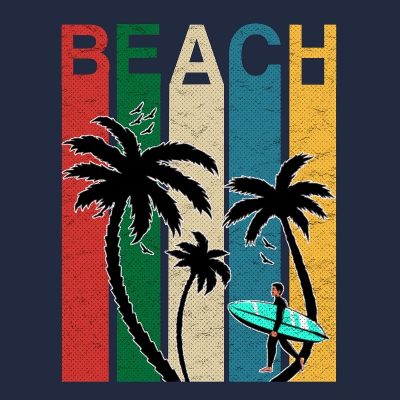 Colored Beach Fun