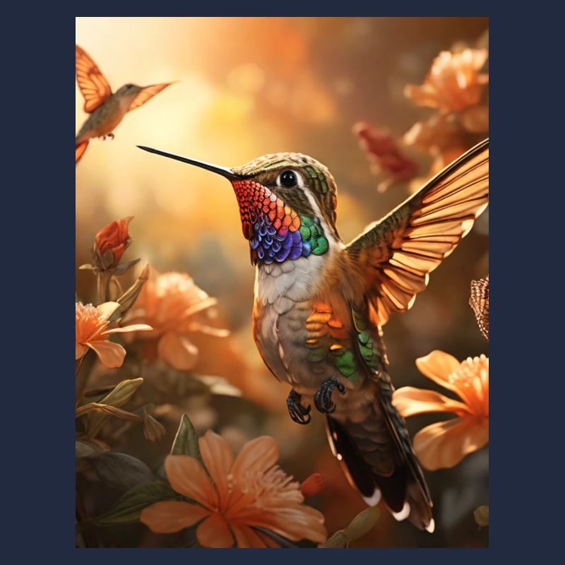 Kolibri im Flug