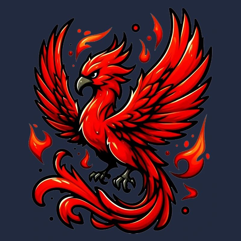 Phénix rouge