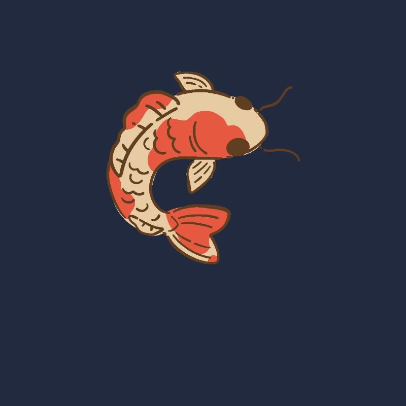 Carpe Koi élégante
