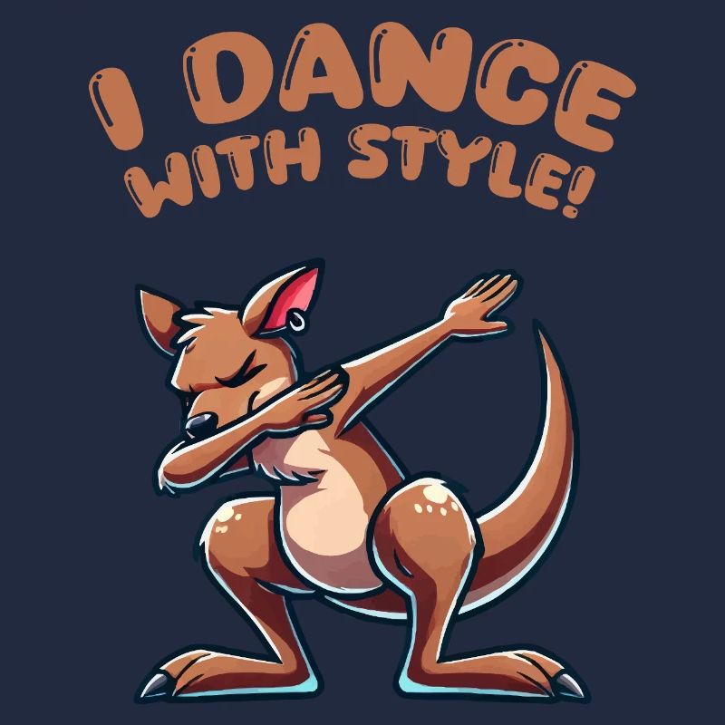 Dabbing kangourou