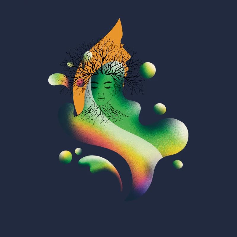 Baumgeist Regenbogenblüte