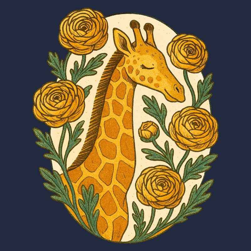 Girafe rétro