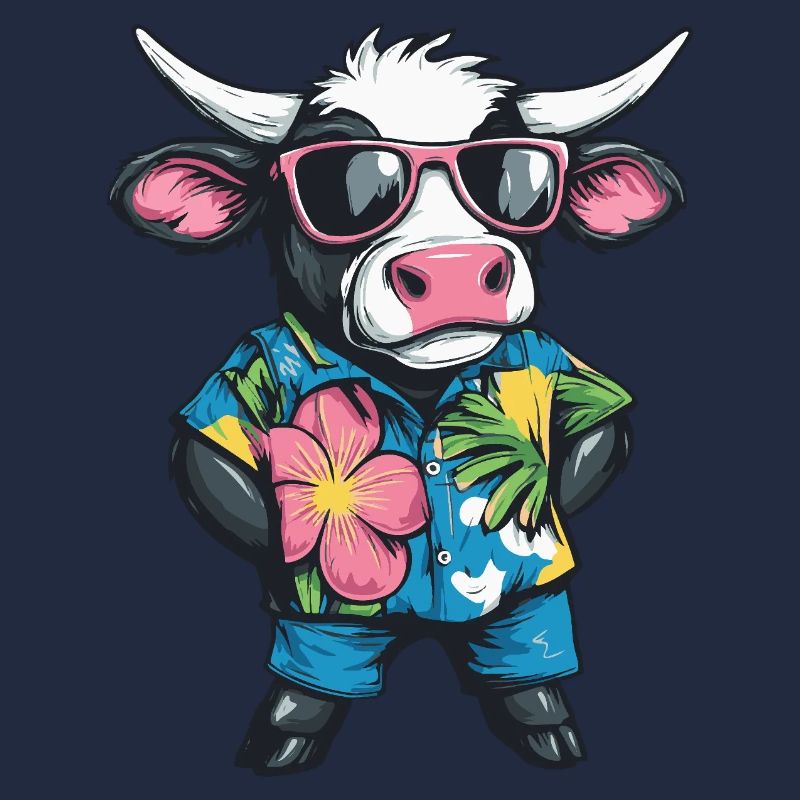 Vache Bande dessinée Vacances