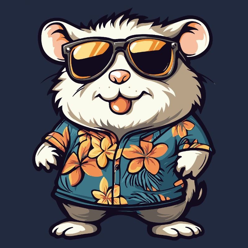 Hamster Comic Urlaub
