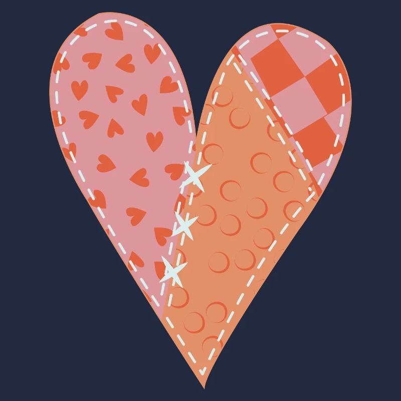 Patchwork Herz Nr. 10