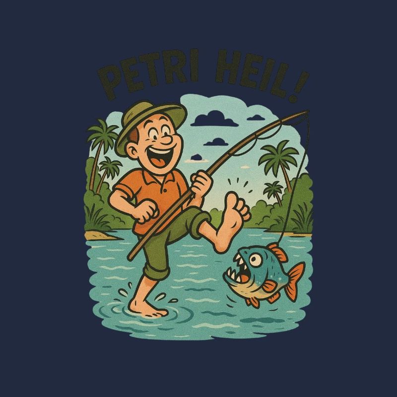 Petri Heil - oder der Piranha hängt am Zeh