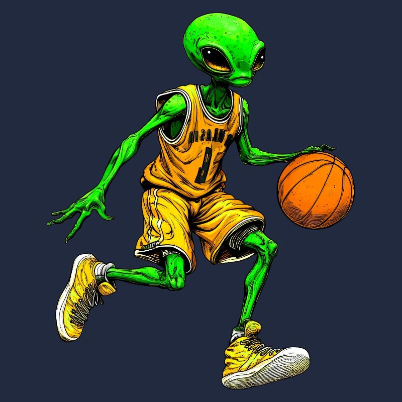 Basketballer Alien