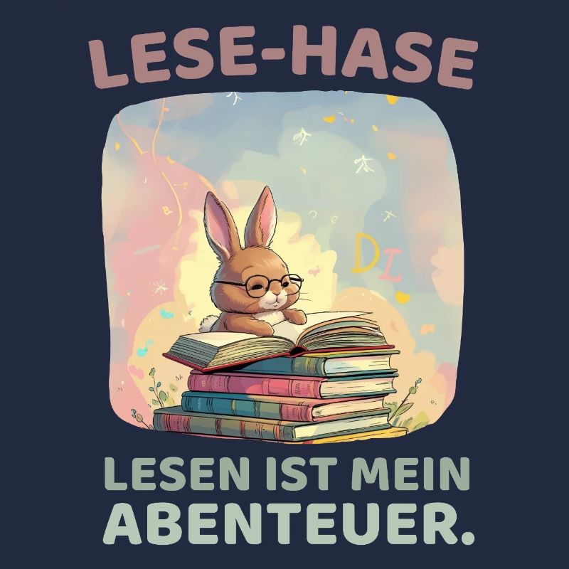 Lecture de lapin avec style aventure