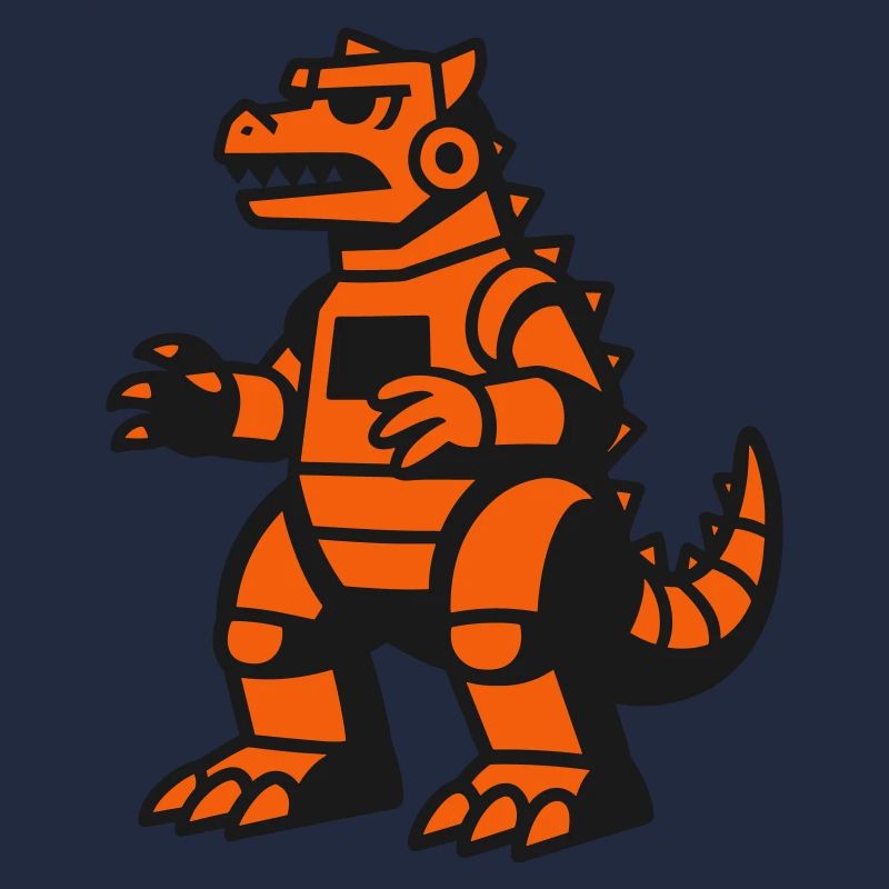 Futuristischer Drachen Roboter