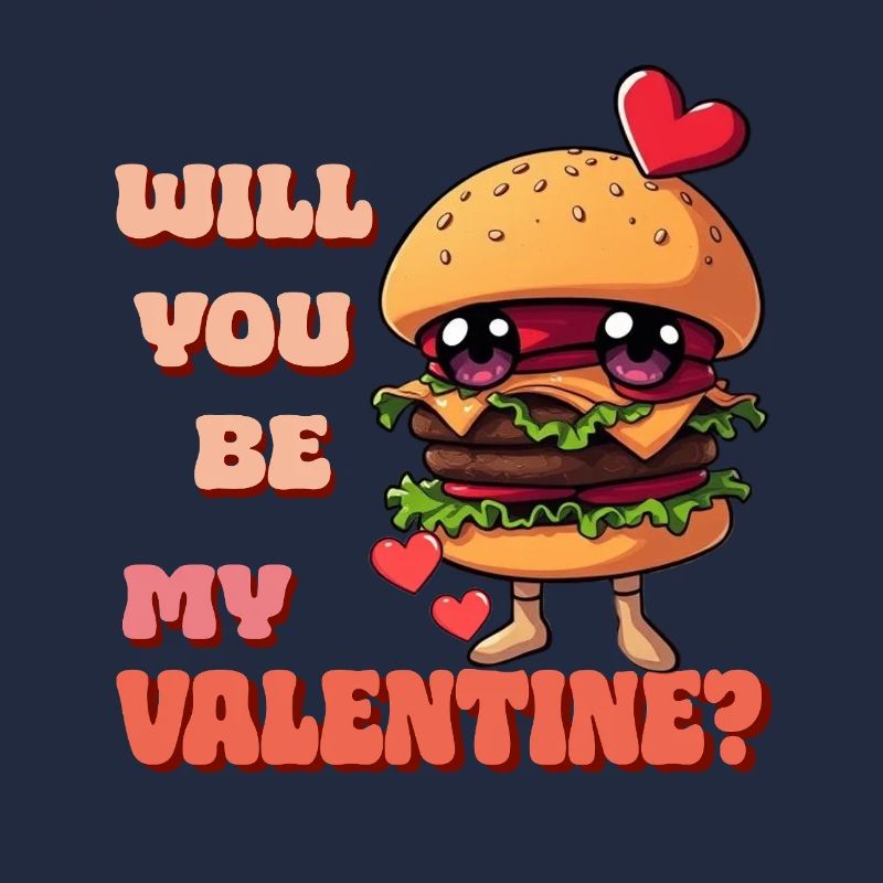 Burger de la Saint-Valentin - Veux-tu être mon Valentin ?