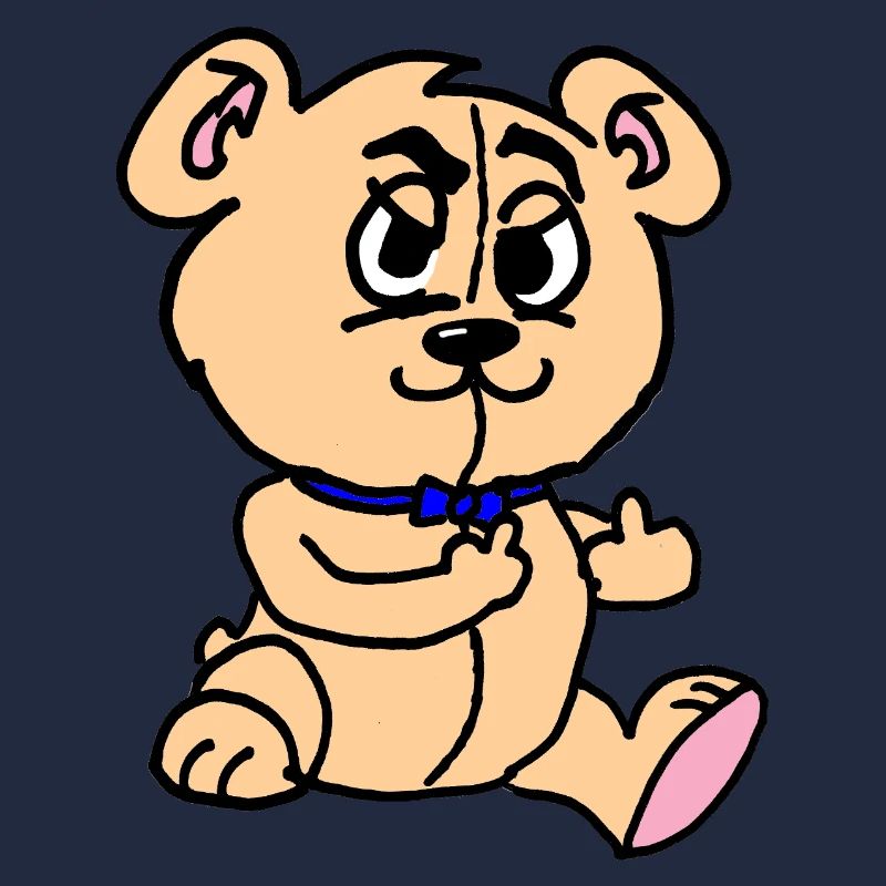 Chiot mignon avec collier bleu