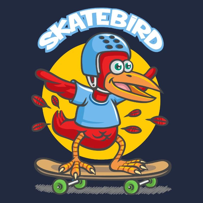 Dessin animé Skatebird
