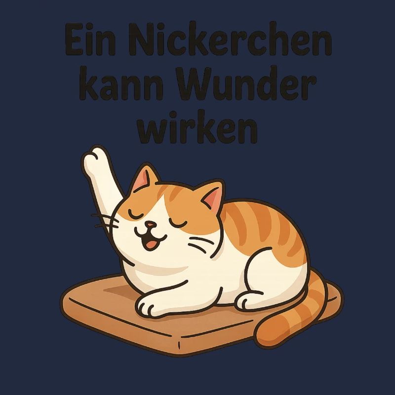Witziges Kätzchen Nickerchen 