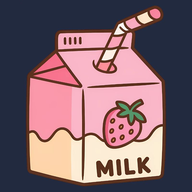 Erdbeer-Milch-Karton