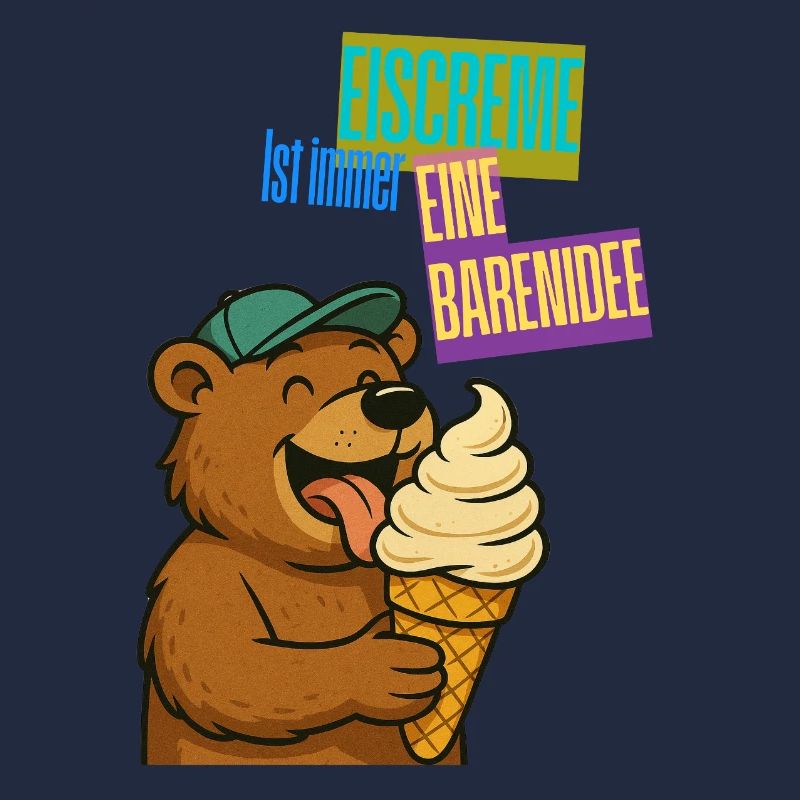 Bär Eiscreme Comic