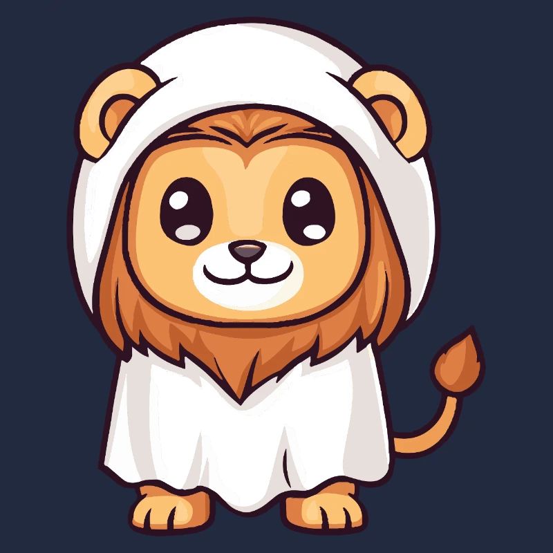 Lion Halloween Ghost