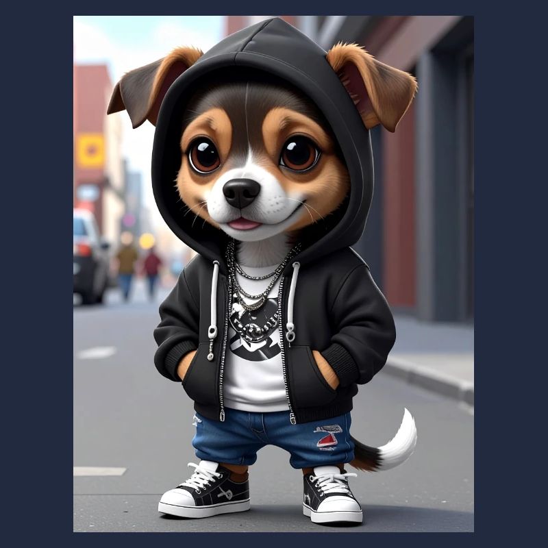 Street Pup Kapuzenpullover