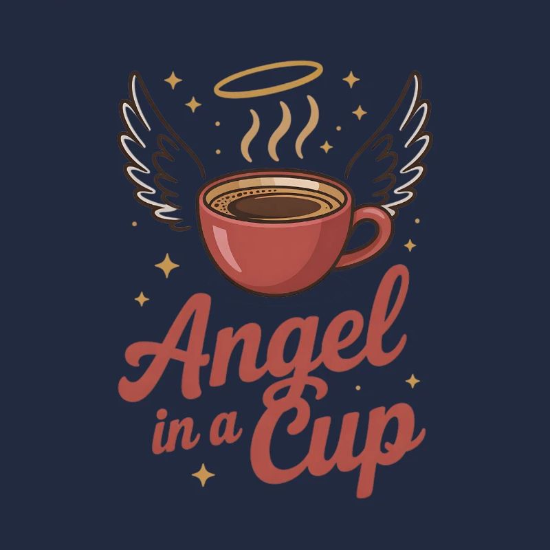 Angel in Cup with Wings