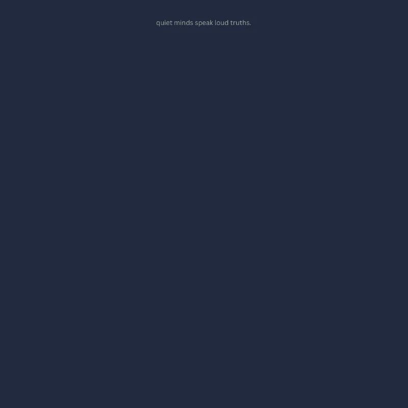 Dunkle Minimaltext-Typografie