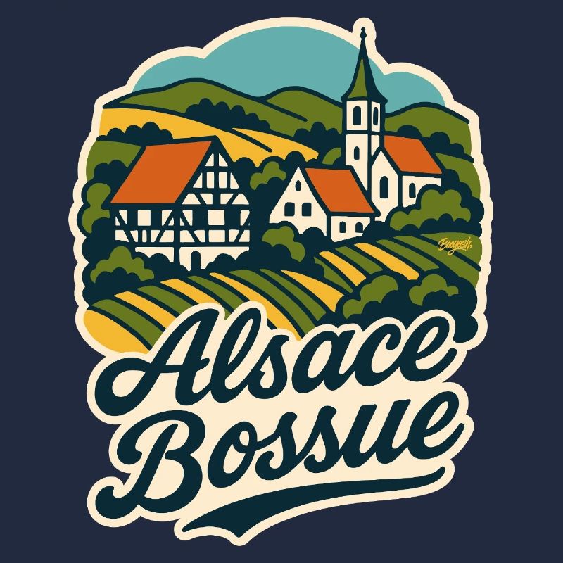 Alsace Bossue Illustration