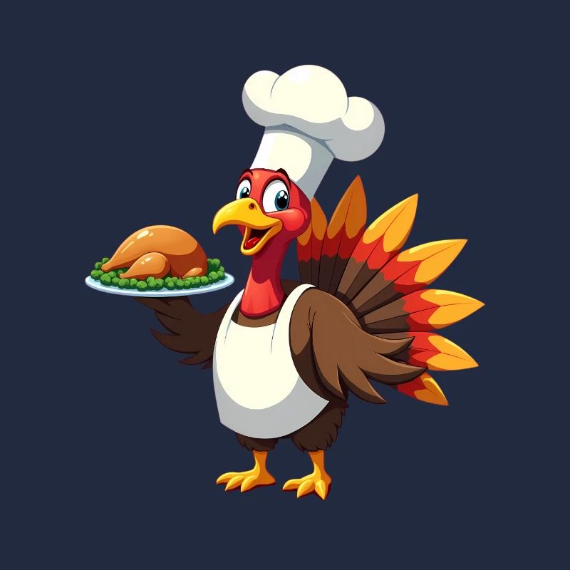 Cuisinier de dinde de Thanksgiving Thanksgiving