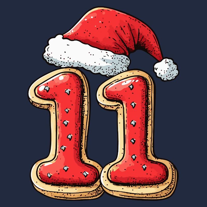 Biscuit de Noël à 11 chiffres