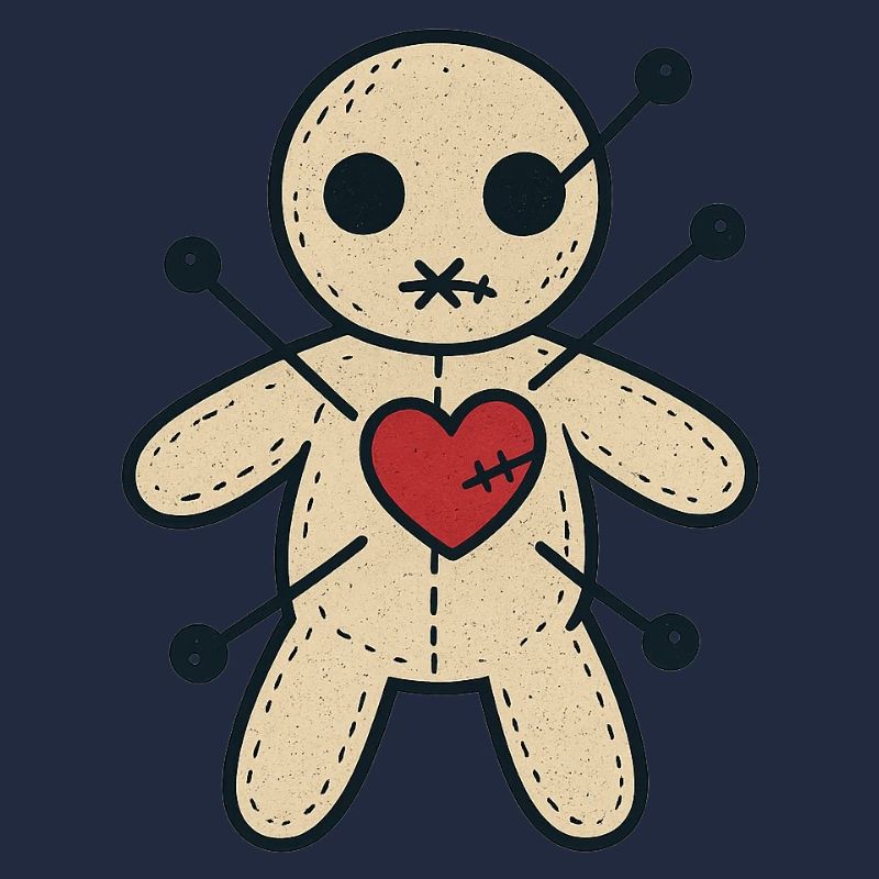 Voodoo Herzstich Puppe