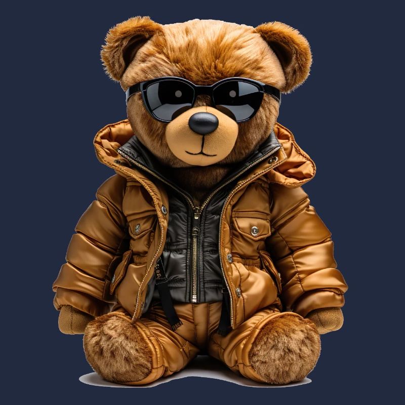Cooler Bär im Parka