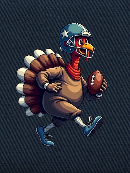 Thanksgiving Football Truthahn