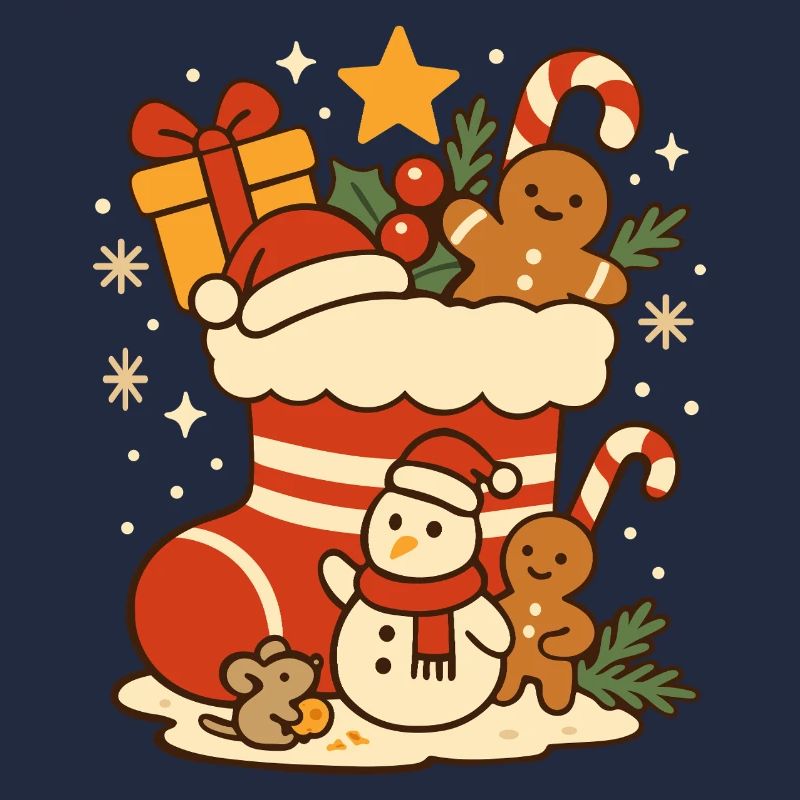 St. Nicholas Motif - Cute Boot with Figures