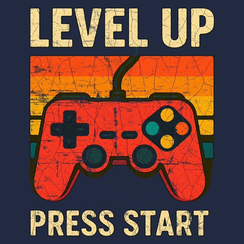 Montée de niveau Rétro Controller Art