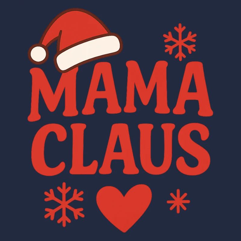Mama Claus Weihnachtsdesign