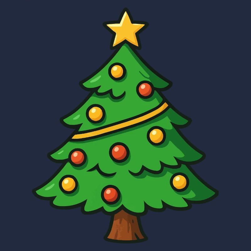 Weihnachtsbaum mit Stern