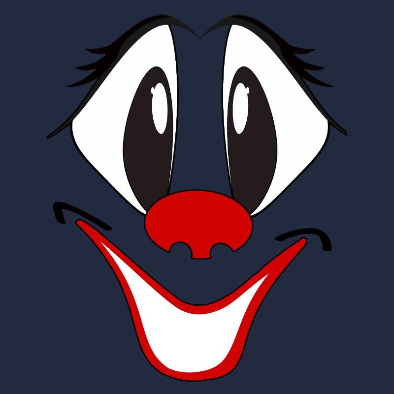 Lachender Clown Cartoon Gesicht